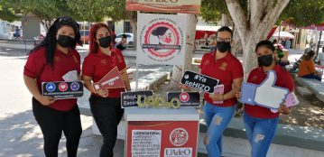 Jóvenes Linces de la UAdeO realizan campaña de salud mental para hacer conciencia y apoyar a la sociedad escuinapens