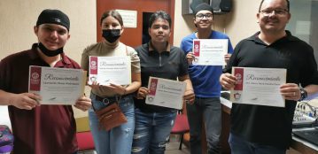 Imparten Taller de edición de audio y grabación de voz para estudiantes de la Licenciatura en Ciencias de la Comunicación en la Unidad Regional Guamúchil
