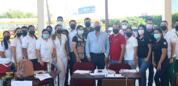 Realizan Jornada de Vacunación contra COVID-19 en la Unidad Regional Culiacán, en coordinación con otras instituciones de salud