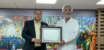 Dr. José Enrique Villa Rivera, destacado miembro de El Colegio de Sinaloa, diserta la conferencia “Ciencia, Tecnología e Innovación en México: Una Revisión”, en la UAdeO Unidad Regional Los Mochis