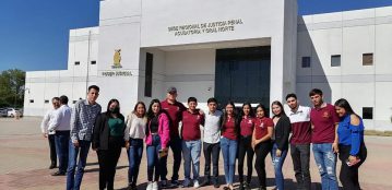 Visitan estudiantes de la Unidad Regional El Fuerte, la Sala Regional Norte de Control y Enjuiciamiento del Supremo Tribunal de Justicia del Poder Judicial del Estado de Sinaloa